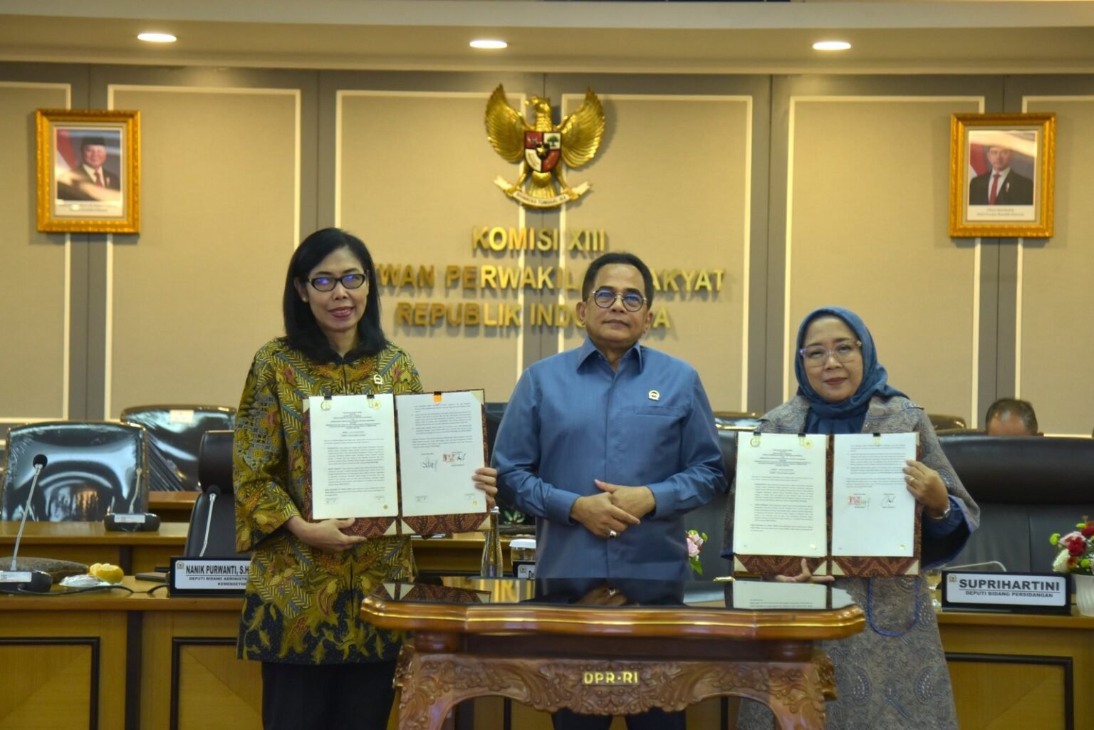 Setjen DPR MoU dengan Kemensetneg, Percepat Penyelesaian Data Pejabat Negara
